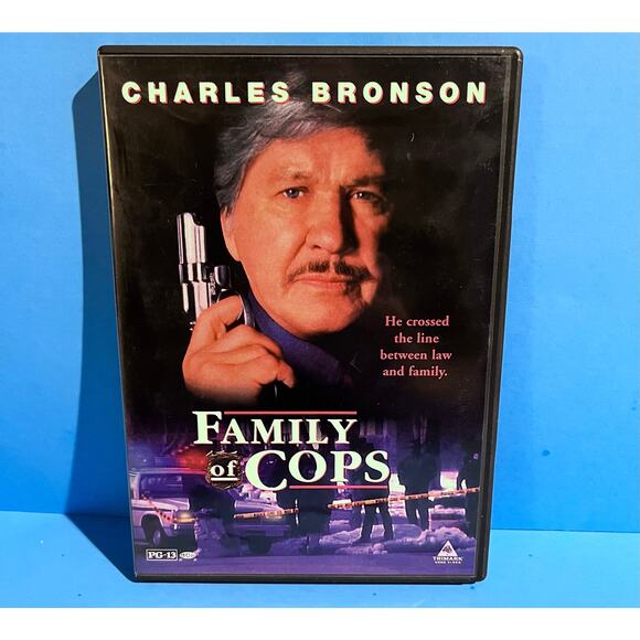 Family of Cops DVD Charles Bronson Crime Drama PG-13 Rare Out of Print Trimark - Picture 1 of 6